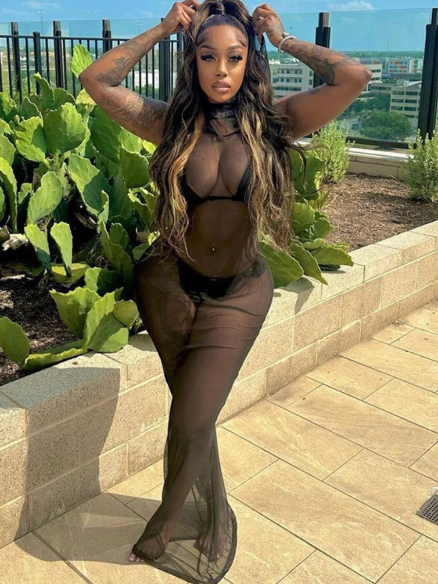 LW See Through Bodycon Maxi Dress sleeveless Sexy Mesh See Through Maxi Dresses 2023 Summer party club Elegant dress for Women
LW See Through Bodycon Maxi Dress sleeveless Sexy Mesh See Through Maxi Dresses 2023 Summer party club Elegant dress for Women