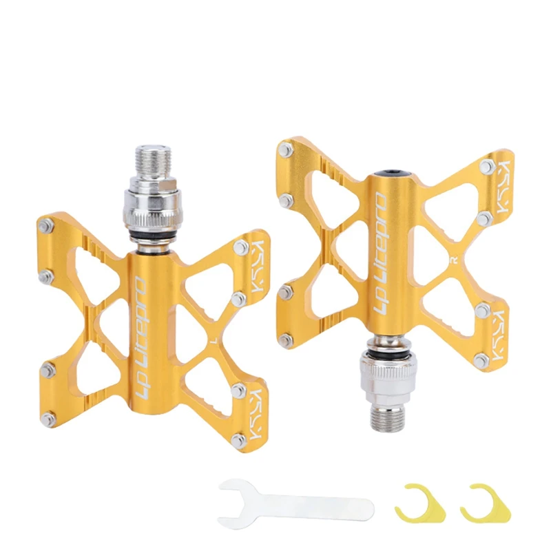 Litepro K5 Folding Bike Quick Release Pedal Aluminum Alloy Bearing Pedals For Brompton BMX Bicycle Parts
Litepro K5 Folding Bike Quick Release Pedal Aluminum Alloy Bearing Pedals For Brompton BMX Bicycle Parts