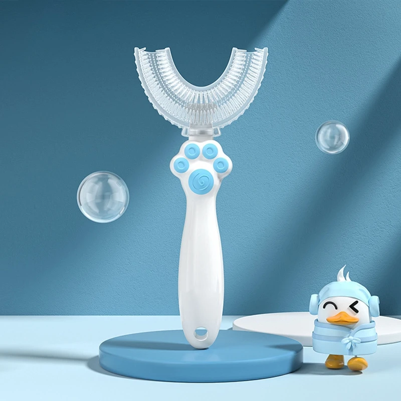 Baby Toothbrush Children 360 Degree U-shaped Child Tooth Brush Teethers Soft QX2D
Baby Toothbrush Children 360 Degree U-shaped Child Tooth Brush Teethers Soft QX2D