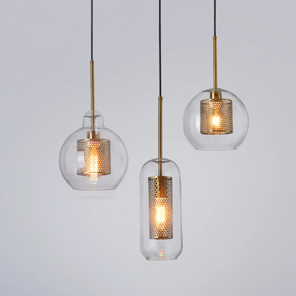 Loft Modern Pendant Lights Glass Ball Chandelier Kitchen Lighting Fixture Table Dining Hanging Lamp Living Room Luminaire E27
Loft Modern Pendant Lights Glass Ball Chandelier Kitchen Lighting Fixture Table Dining Hanging Lamp Living Room Luminaire E27