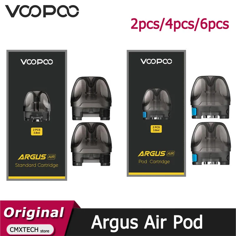 VOOPOO Argus Air Pod Cartridge 0.8ohm Built-In Coils MTL 3.8ml Non-Replaceable Argus Air Pod Cartridge Tank Electronic Cigarette
VOOPOO Argus Air Pod Cartridge 0.8ohm Built-In Coils MTL 3.8ml Non-Replaceable Argus Air Pod Cartridge Tank Electronic Cigarette