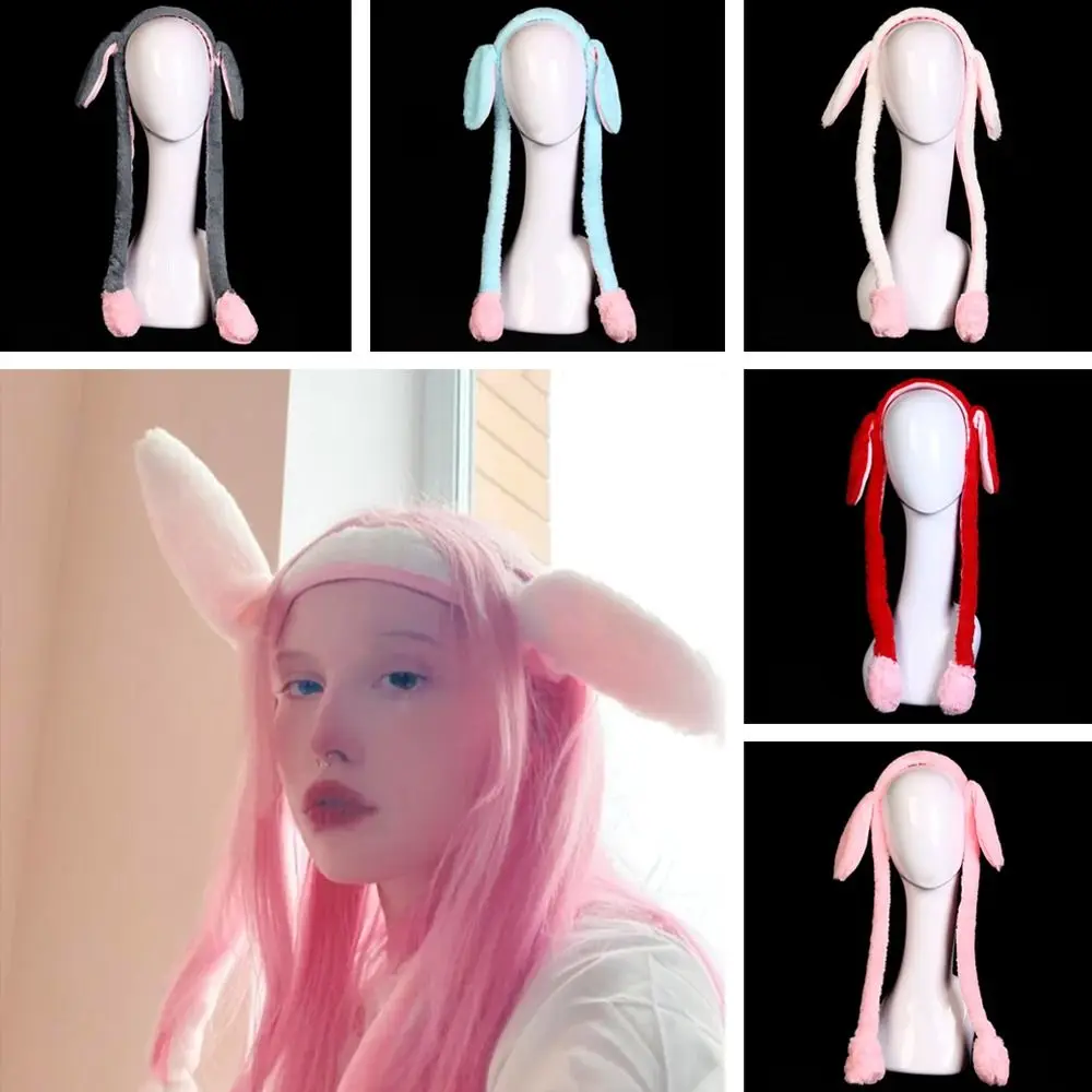 Cute Rabbit Ears Headband Moving Ears Airbag Bunny Hat Kids Plush Toys Girls Cosplay Decoration Headwear Hair Adults Gift
Cute Rabbit Ears Headband Moving Ears Airbag Bunny Hat Kids Plush Toys Girls Cosplay Decoration Headwear Hair Adults Gift