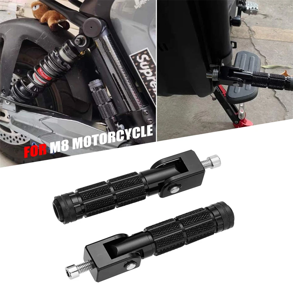 2 Pcs M8 8mm Motorcycle Motor Bike Folding Footrests Footpegs Foot Rests Pegs Rear Pedals Set CNC Aluminum Motorcycle Part
2 Pcs M8 8mm Motorcycle Motor Bike Folding Footrests Footpegs Foot Rests Pegs Rear Pedals Set CNC Aluminum Motorcycle Part