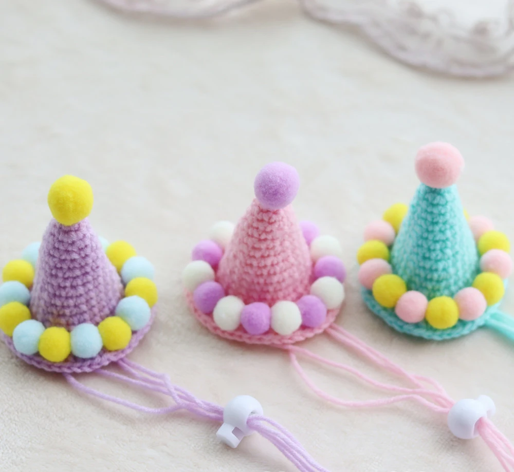 Шерстяная вязаная крючком шляпа для кошек, забавные аксессуары для собак, креативная шляпа для собак, милый костюм для домашних животных, го... 
Шерстяная вязаная крючком шляпа для кошек, забавные аксессуары для собак, креативная шляпа для собак, милый костюм для домашних животных, го...