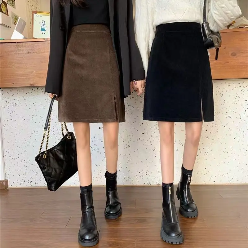 A-line Fashion Solid Color Autumn and Winter Women's High Waist Long Skirt Side Split Woman Skirts Faldas Jupe New Skirts T460
A-line Fashion Solid Color Autumn and Winter Women's High Waist Long Skirt Side Split Woman Skirts Faldas Jupe New Skirts T460