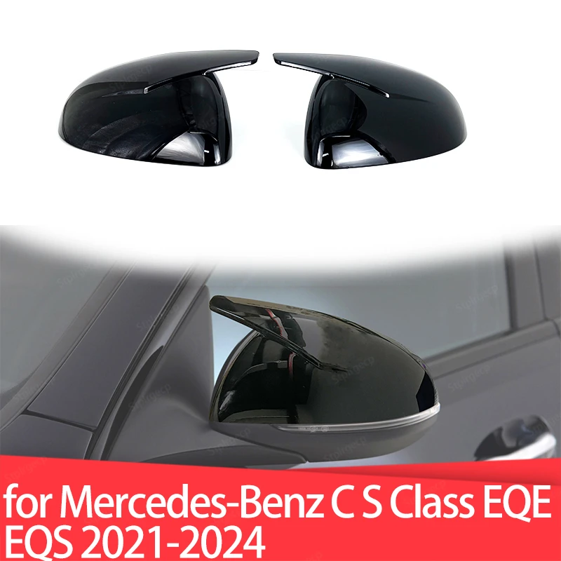 Крышка для зеркала заднего вида C S Class W206 W223, глянцевая черная фотовспышка для Mercedes-Benz EQE V295 EQS V297
Крышка для зеркала заднего вида C S Class W206 W223, глянцевая черная фотовспышка для Mercedes-Benz EQE V295 EQS V297
