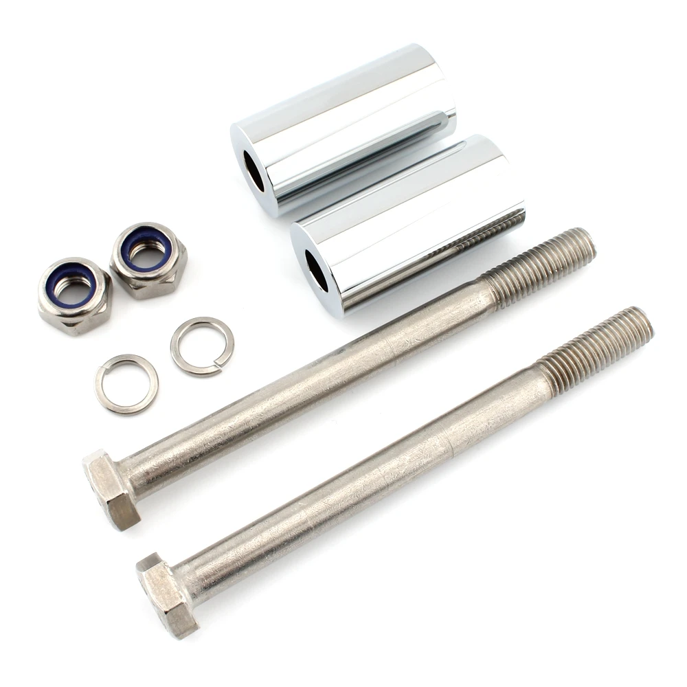 Распорка удлинительная хромированная на руль высотой 2 дюйма для Кавасаки Вулкан 800 900 1500 1600 2000
Распорка удлинительная хромированная на руль высотой 2 дюйма для Кавасаки Вулкан 800 900 1500 1600 2000