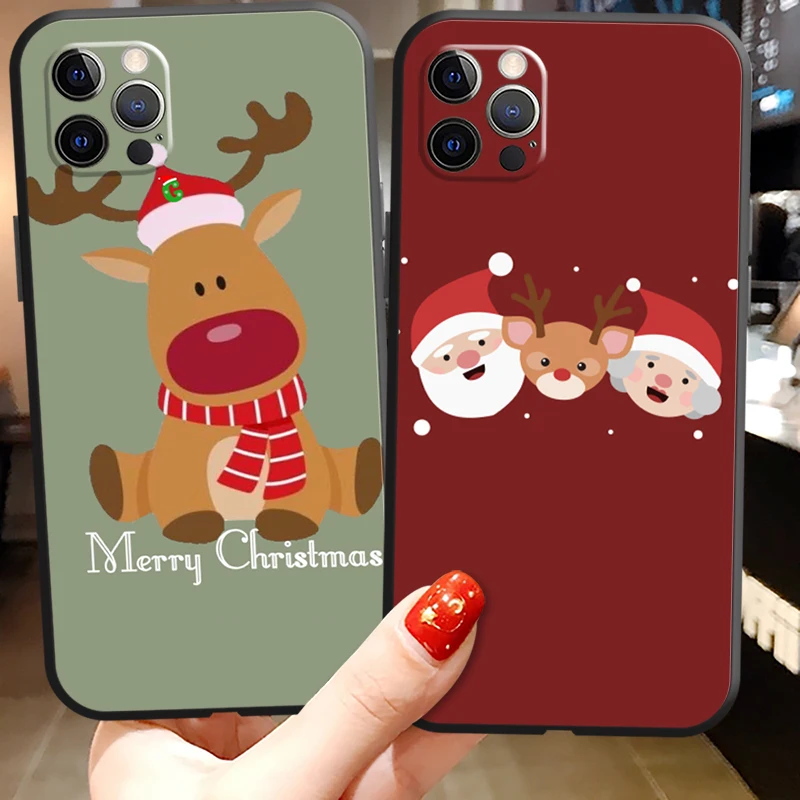 Christmas Cute Deer Phone Cases For iPhone 11 12 Pro MAX 6S 7 8 Plus XS MAX 12 13 Mini X XR SE 2020 Cases Soft TPU Carcasa
Christmas Cute Deer Phone Cases For iPhone 11 12 Pro MAX 6S 7 8 Plus XS MAX 12 13 Mini X XR SE 2020 Cases Soft TPU Carcasa