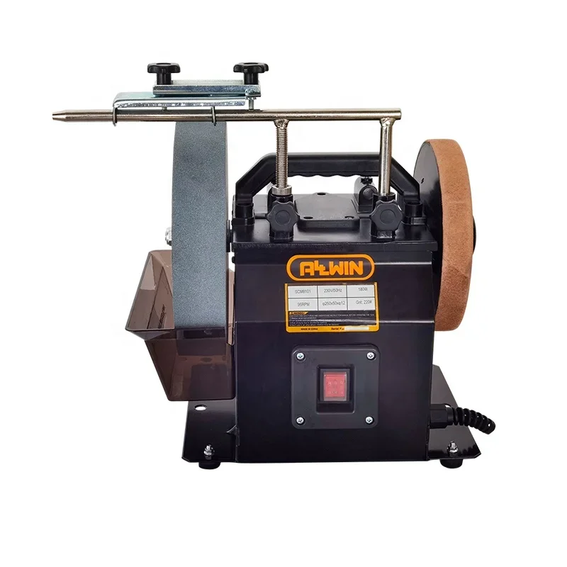 SCM8101 180W scissors sharpening bench grinder water cooled wet bench grinder 
SCM8101 180W scissors sharpening bench grinder water cooled wet bench grinder