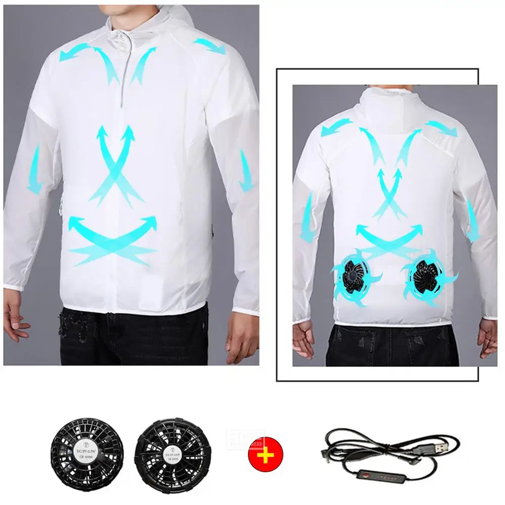 Fan Vest USB Charging Summer Men Camouflage Air Conditioning Cooling Cooling Vest Outdoor Cooling Sport Clothing Hot Man
Fan Vest USB Charging Summer Men Camouflage Air Conditioning Cooling Cooling Vest Outdoor Cooling Sport Clothing Hot Man