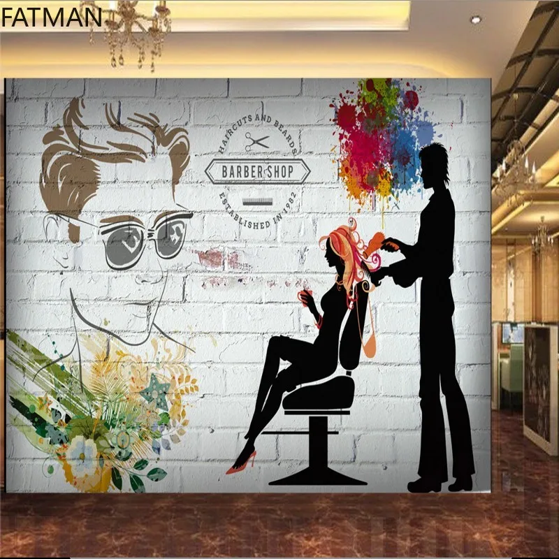 FATMAN Custom 3D Brick Silhouette Room Decor Wallpaper Barber Shop Hair Background Wall Stickers Wall Cloth Mural Dropship
FATMAN Custom 3D Brick Silhouette Room Decor Wallpaper Barber Shop Hair Background Wall Stickers Wall Cloth Mural Dropship