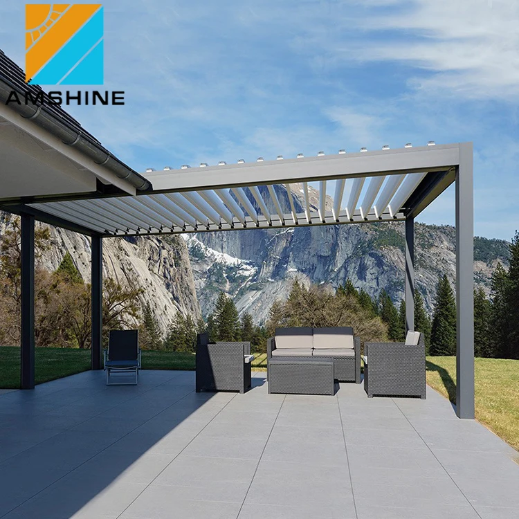 High Quality Modern Design Waterproof Louver Roof Outdoor Gazebo Patio Cover Canopy Awning Aluminum Pergola Customized
High Quality Modern Design Waterproof Louver Roof Outdoor Gazebo Patio Cover Canopy Awning Aluminum Pergola Customized