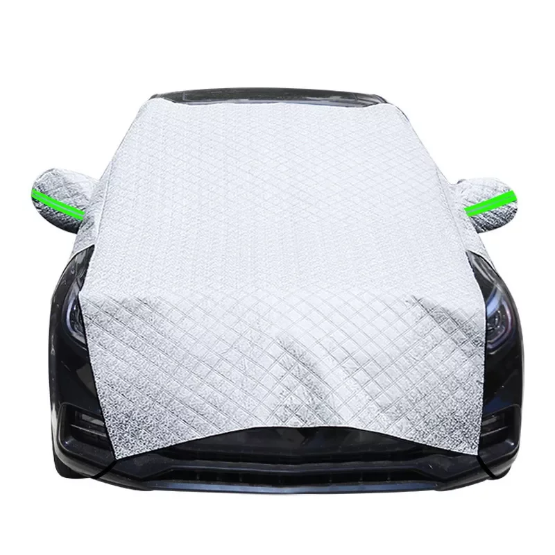 Snow Cover Front Windshield Half Cover Anti-frost and Snow-Proof Lengthened and Thickened Anti-freeze Winter Car Supplies 1P
Snow Cover Front Windshield Half Cover Anti-frost and Snow-Proof Lengthened and Thickened Anti-freeze Winter Car Supplies 1P