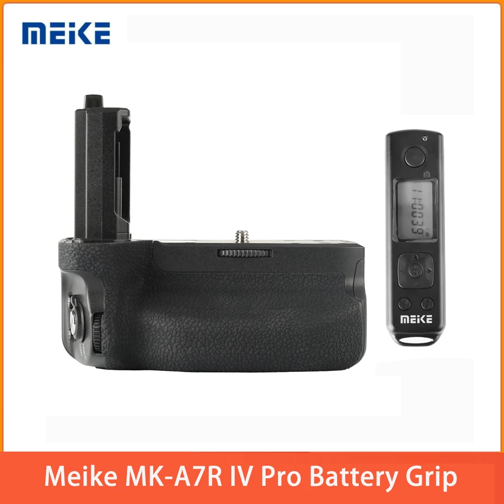 Meike MK-A7R IV Pro Battery Grip For Sony a7RIV a7R4 a7IV a74 a9II Camera with Vertical Shutter and Wireless Remote
Meike MK-A7R IV Pro Battery Grip For Sony a7RIV a7R4 a7IV a74 a9II Camera with Vertical Shutter and Wireless Remote