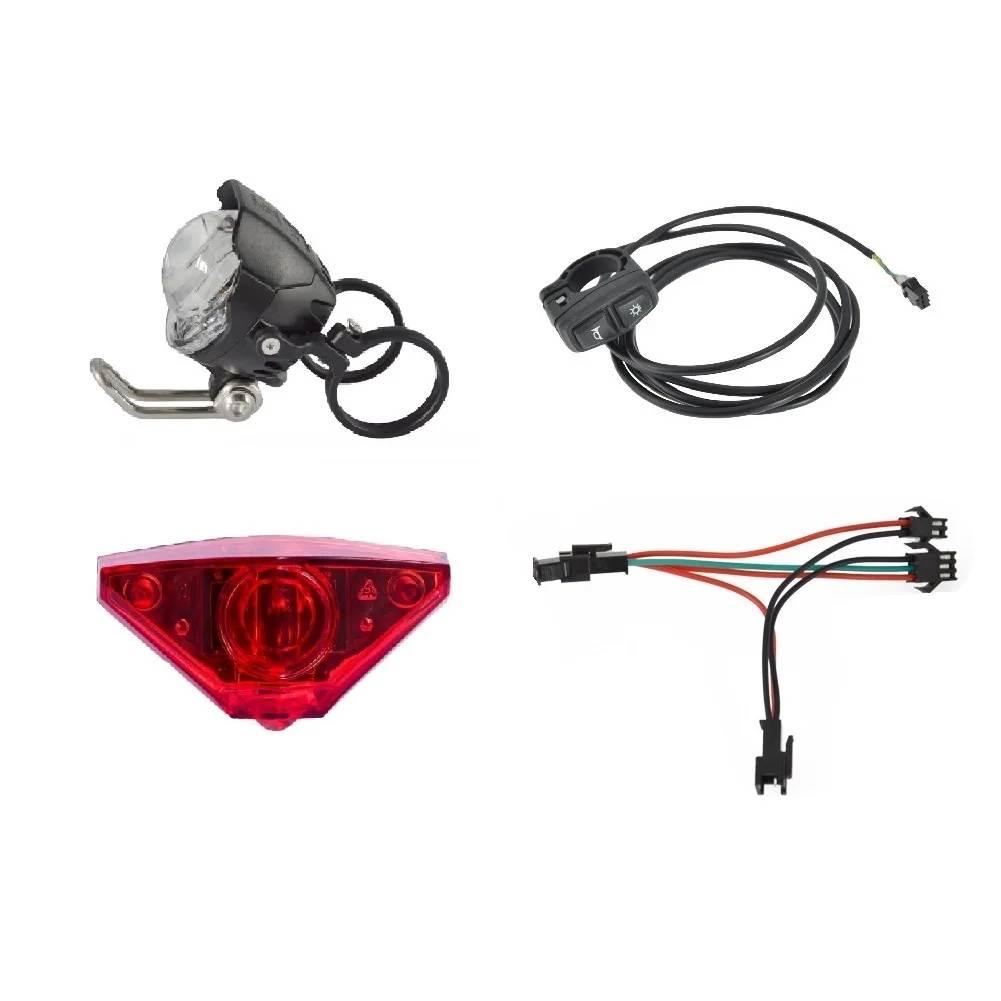 12V-56V E-Bike Light Set Headlight Tailight With Switch Horn Electric Bicycle Built-in Speaker E-Bike Headlight And Tail Light
12V-56V E-Bike Light Set Headlight Tailight With Switch Horn Electric Bicycle Built-in Speaker E-Bike Headlight And Tail Light