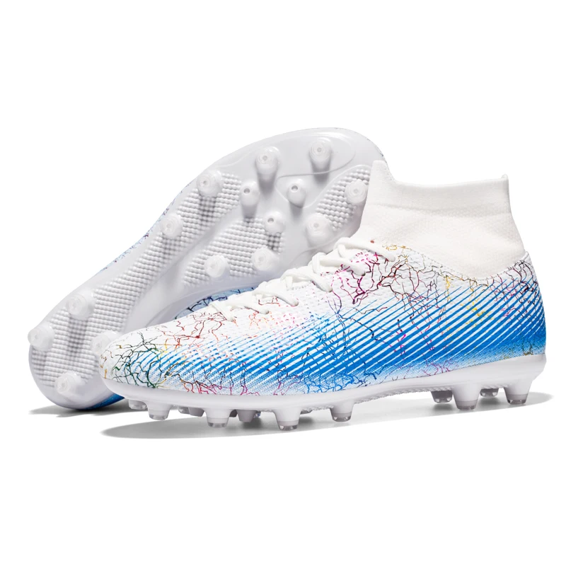 Hot Professional Men Soccer Shoes Adult Kids TF/FG High Ankle Football Boots Cleats Grass Training Sport Footwear Trend Sneakers
Hot Professional Men Soccer Shoes Adult Kids TF/FG High Ankle Football Boots Cleats Grass Training Sport Footwear Trend Sneakers