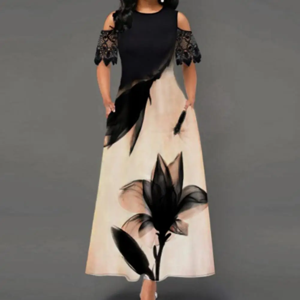 2022 Vintage Long Dress Floral Print Lace Summer Slim-fitting Dress Elegant Lace Short Sleeve Off-shoulder Party Dress vestidos
2022 Vintage Long Dress Floral Print Lace Summer Slim-fitting Dress Elegant Lace Short Sleeve Off-shoulder Party Dress vestidos