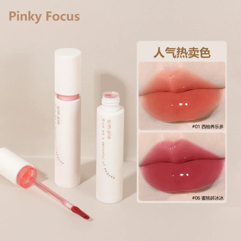 Pinkyfocus New 6 Colors Clear Moisturizing Water Does Not Fade Non-stick Cup Lip Glaze Shimmer Lip Gloss Lipstick
Pinkyfocus New 6 Colors Clear Moisturizing Water Does Not Fade Non-stick Cup Lip Glaze Shimmer Lip Gloss Lipstick