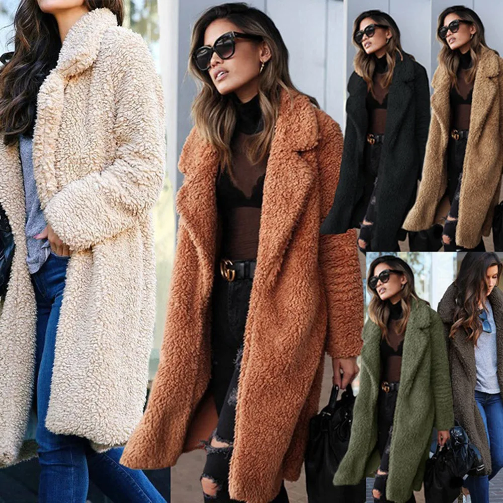 Winter Solid Knitted Polo Plush Style Commuter Cardigan High Neck Mid length Underlay
Winter Solid Knitted Polo Plush Style Commuter Cardigan High Neck Mid length Underlay
