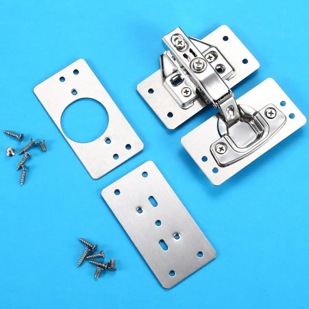 Hinge Repair Plate Multi-Hole Stainless Steel Flat Fixing Brace Bracket with Mounting Screws for Cabinets Closets Wardrobes
Hinge Repair Plate Multi-Hole Stainless Steel Flat Fixing Brace Bracket with Mounting Screws for Cabinets Closets Wardrobes