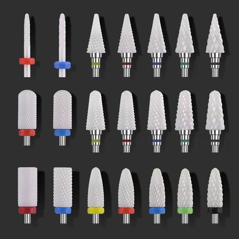 Ceramic Milling Cutter Nail Drill Bit Electric Manicure Drills Pedicure Mill Bits Machine Files Nail Art Accessories Tools
Ceramic Milling Cutter Nail Drill Bit Electric Manicure Drills Pedicure Mill Bits Machine Files Nail Art Accessories Tools