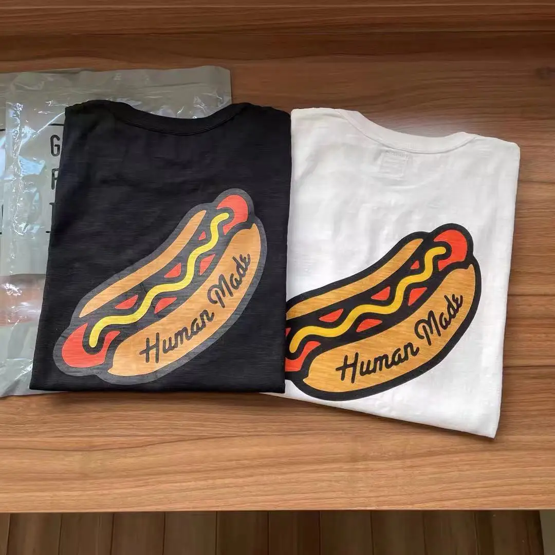 

Hot Dogs Behind Human Made T-shirt Japanese Couples Bamboo Cotton Cylinder Short Sleeve Tee