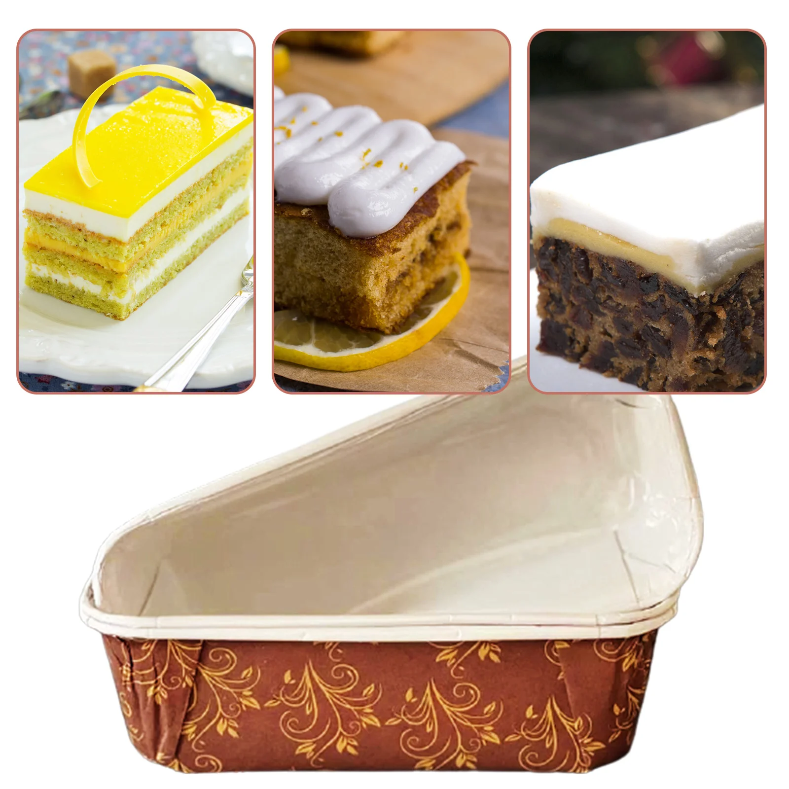 50 Pcs Cupcake Paper Cup Oilproof Cupcake Liner Baking Cup Tray Case Wedding Party Caissettes Triangle Muffin Wrapper Paper
50 Pcs Cupcake Paper Cup Oilproof Cupcake Liner Baking Cup Tray Case Wedding Party Caissettes Triangle Muffin Wrapper Paper