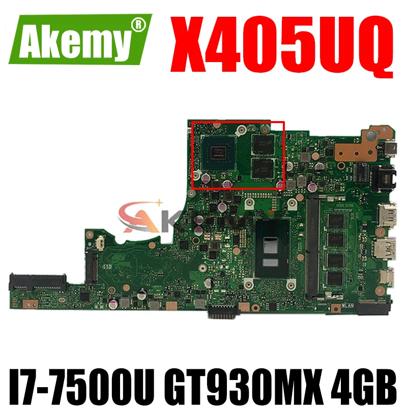 Akemy X405UR For Asus X405U X405UN X405UR X405URR X405URP X405UQ X405UF Laotop Mainboard X405UR Motherboard I7-7500U GT930MX 4GB
Akemy X405UR For Asus X405U X405UN X405UR X405URR X405URP X405UQ X405UF Laotop Mainboard X405UR Motherboard I7-7500U GT930MX 4GB