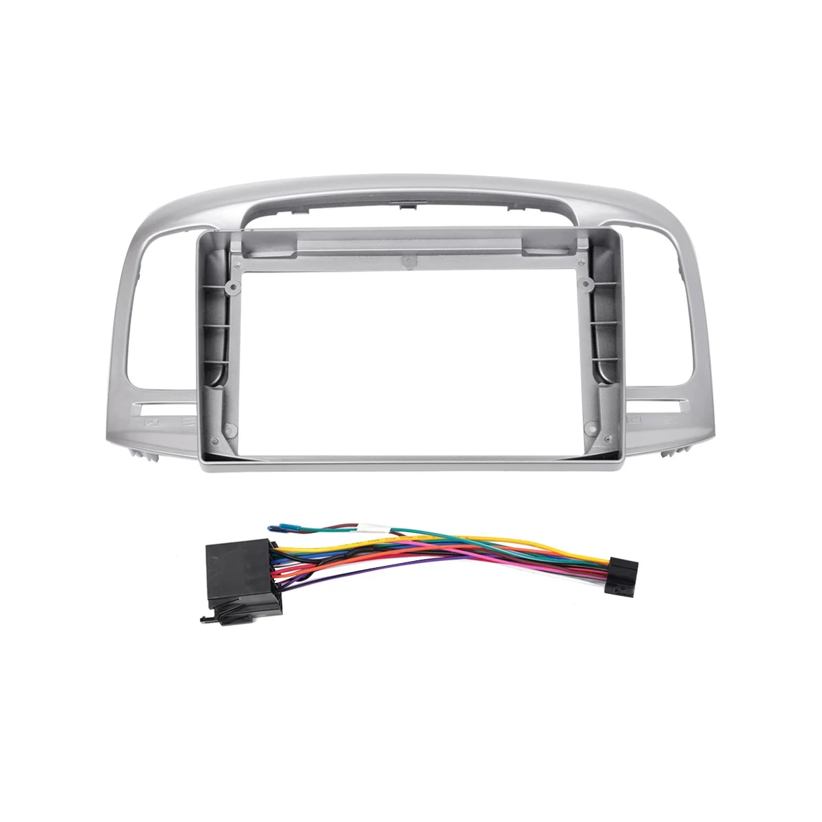 9 Inch 2 Din Car Dashboard Frame Radio Fascia Dash DVD Adapter Panel MP5 Player with Cable for Accent 2006-2011
9 Inch 2 Din Car Dashboard Frame Radio Fascia Dash DVD Adapter Panel MP5 Player with Cable for Accent 2006-2011