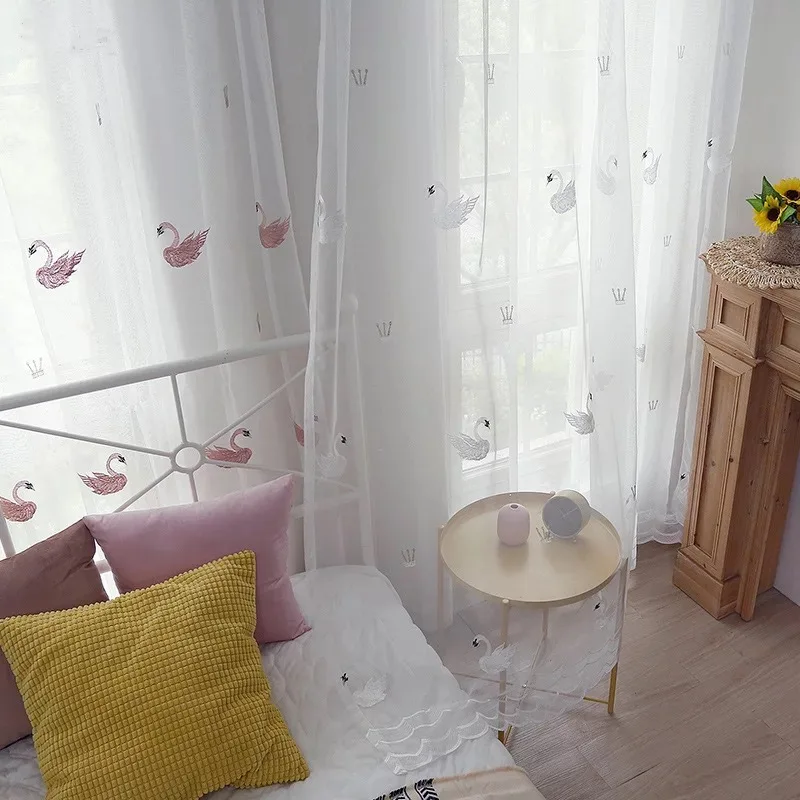 2022 White Swan Embroidered Tulle Curtains for Living Room Dining Bedroom Window Curtain Sheers Serape Home Decor Door Kitchen
2022 White Swan Embroidered Tulle Curtains for Living Room Dining Bedroom Window Curtain Sheers Serape Home Decor Door Kitchen