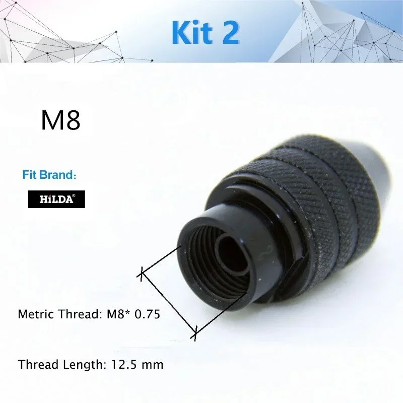 Миниатюрный сверлильный патрон M8/M7 для Dremel
Миниатюрный сверлильный патрон M8/M7 для Dremel