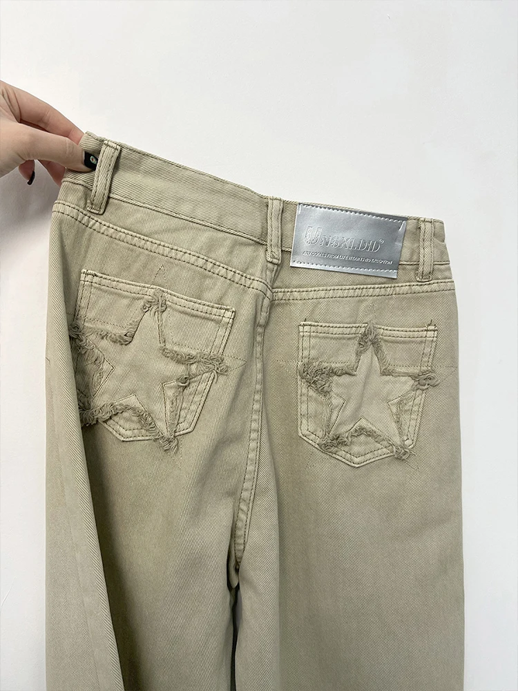 Y2K Women Wide Leg Jeans Stars Pattern Vintage Straight Women's Pants High Waist Baggy Clothing Female khaki Brown Denim Trouser
Y2K Women Wide Leg Jeans Stars Pattern Vintage Straight Women's Pants High Waist Baggy Clothing Female khaki Brown Denim Trouser