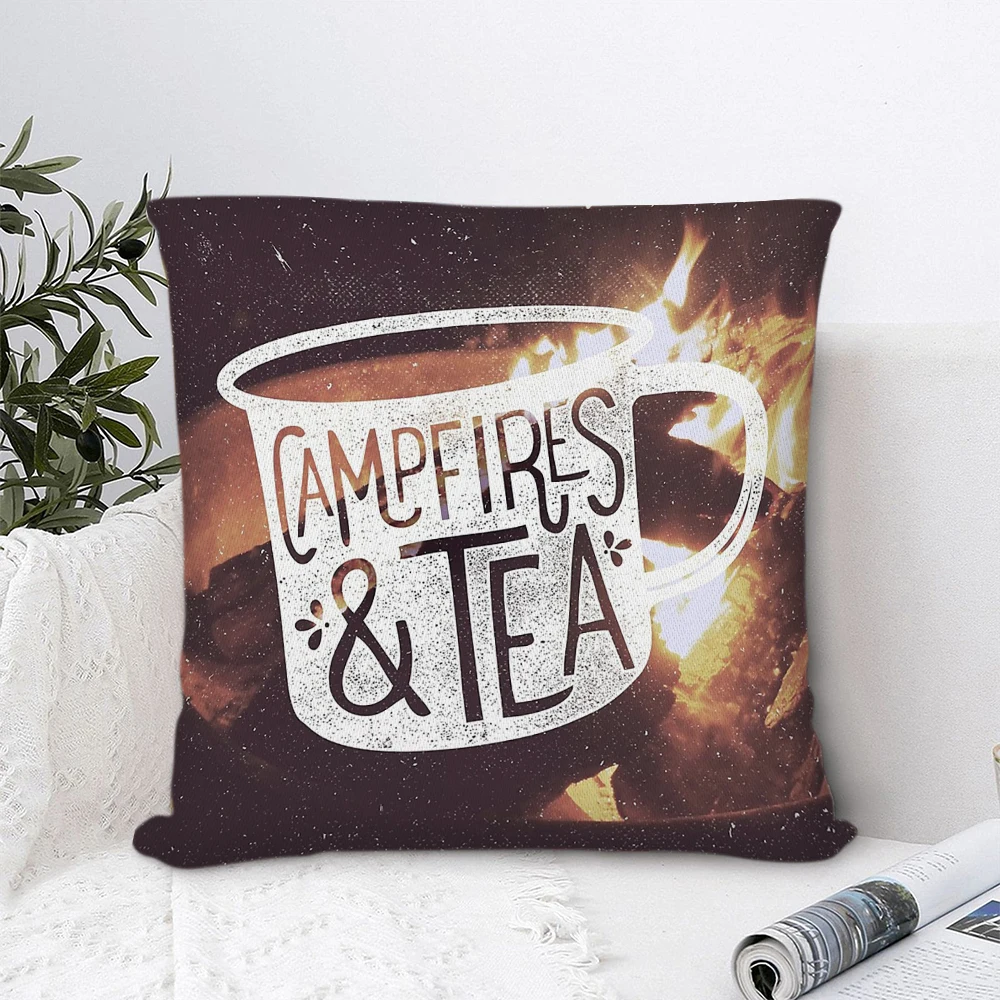 CAMPFIRES and TEA Pillow Cover Decorative Pillows for Sofa Bedroom Pillow Cases Home Decor Cushion Covers 45*45cm
CAMPFIRES and TEA Pillow Cover Decorative Pillows for Sofa Bedroom Pillow Cases Home Decor Cushion Covers 45*45cm