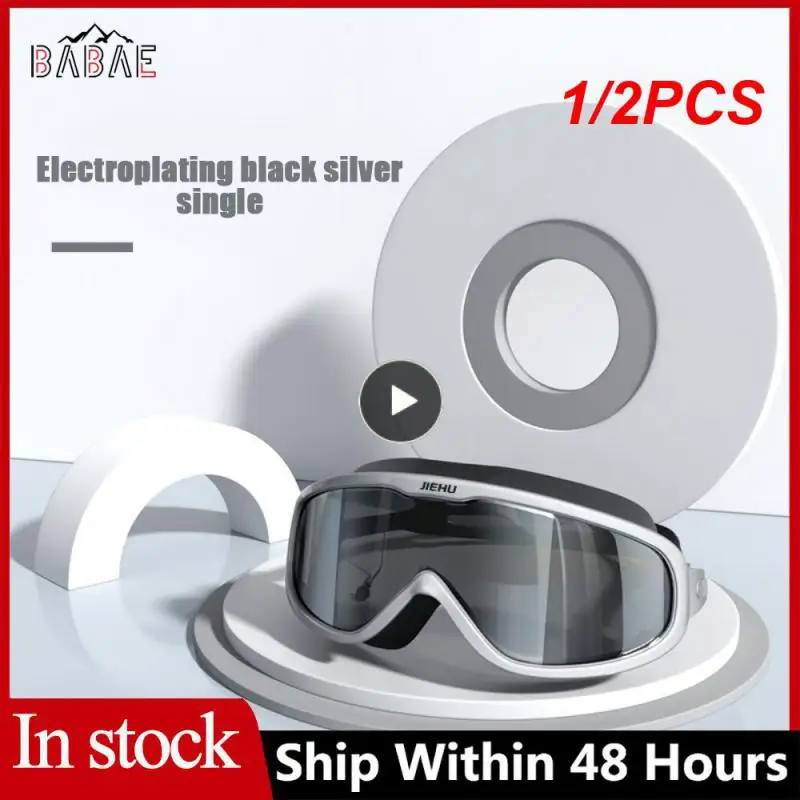 1/2PCS Professional Swimming Goggles Men Women Adults Earplugs Anti-fog Big Frame Swimming Glasses UV400 Diving Water Sports
1/2PCS Professional Swimming Goggles Men Women Adults Earplugs Anti-fog Big Frame Swimming Glasses UV400 Diving Water Sports