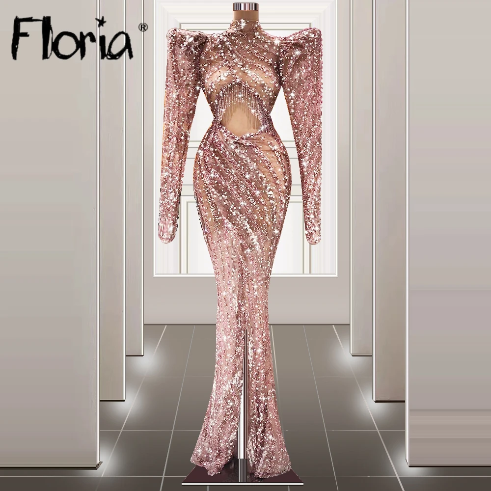 Blush Pink Beaded Tassel Sexy Party Dress Romantic Mermaid Formal Evening Dresses Women Vestido De Novia Bling Cocktail Gowns
Blush Pink Beaded Tassel Sexy Party Dress Romantic Mermaid Formal Evening Dresses Women Vestido De Novia Bling Cocktail Gowns