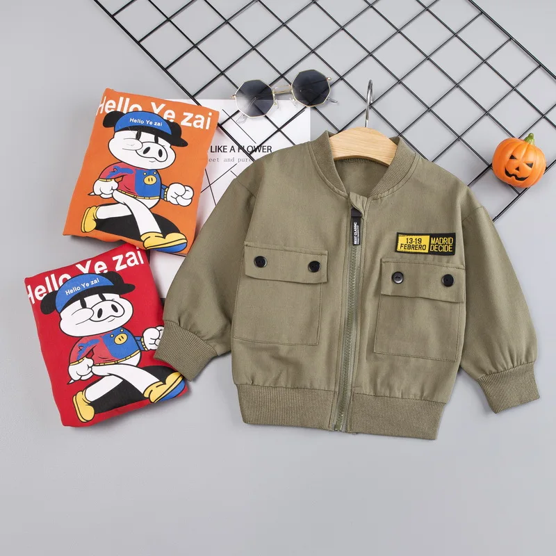 Kids Autumn Jacket Baby Boy Outerwear Fashion Coat Cartoon Print Casual Zipper Sweatshirt Jacket Toddler Windbreaker Coat
Kids Autumn Jacket Baby Boy Outerwear Fashion Coat Cartoon Print Casual Zipper Sweatshirt Jacket Toddler Windbreaker Coat