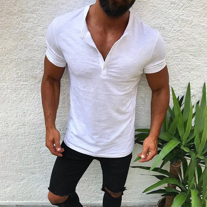 2022 Summer Short Sleeve Solid Shirts Mens Fashion O Neck Button-up Cotton Tops Pullover Casual Men New Slim Shirts Streetwear
2022 Summer Short Sleeve Solid Shirts Mens Fashion O Neck Button-up Cotton Tops Pullover Casual Men New Slim Shirts Streetwear