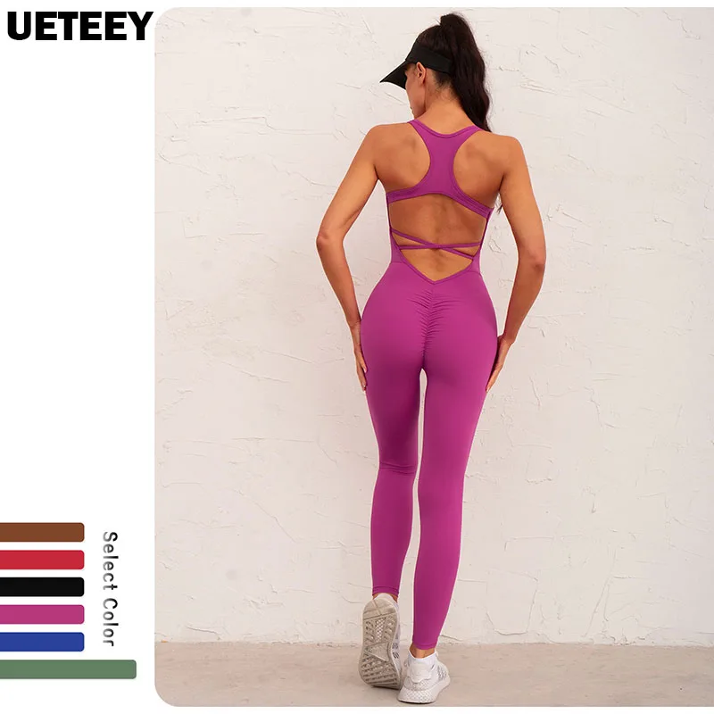 2023 New Yoga Sets Gym Jumpsuits with Pads Women Sports Overalls Lycra Active Wear Fitness Clothing Workout Suits Running Outfit
2023 New Yoga Sets Gym Jumpsuits with Pads Women Sports Overalls Lycra Active Wear Fitness Clothing Workout Suits Running Outfit