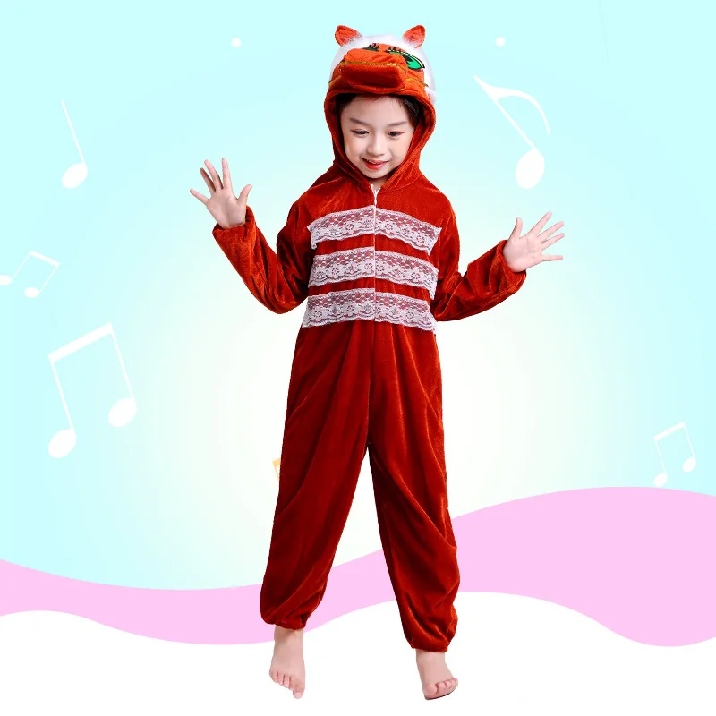 Children's Animal Costumes Performance Costumes Tiger Chicken Frog Rabbit Fox Sheep Powder Pig Kindergarten Stage Per Kid Gift 2
Children's Animal Costumes Performance Costumes Tiger Chicken Frog Rabbit Fox Sheep Powder Pig Kindergarten Stage Per Kid Gift 2