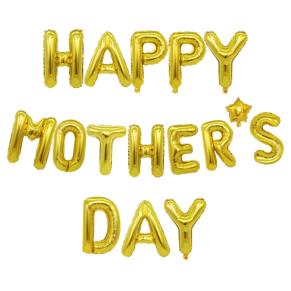 Happy Mother's Day Foil Balloons Party Decorations Adult Gold Silver Rose Gold Letter Foil Balloon Helium Globals Decor
Happy Mother's Day Foil Balloons Party Decorations Adult Gold Silver Rose Gold Letter Foil Balloon Helium Globals Decor
