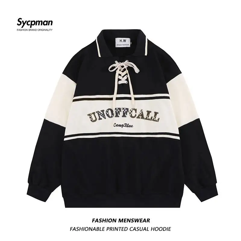 Deep Fried Street Color Contrast Stitching 2022 Autumn New Men's and Women's Oversize Casual Couple's Sweater
Deep Fried Street Color Contrast Stitching 2022 Autumn New Men's and Women's Oversize Casual Couple's Sweater