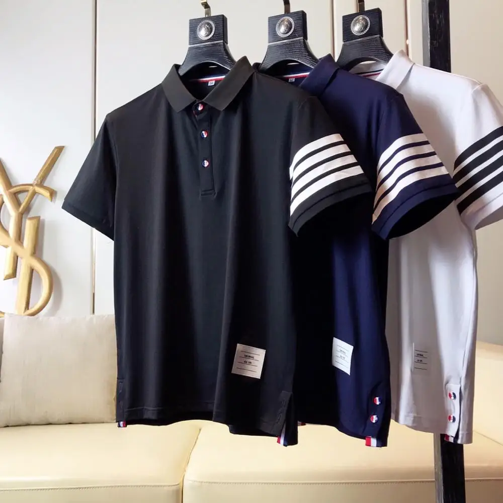 New Top Summer Solid Men Polo Shirt Mens Shirts Short Sleeve Cotton Polos Outwear Clothing Business Jerseys Breathable
New Top Summer Solid Men Polo Shirt Mens Shirts Short Sleeve Cotton Polos Outwear Clothing Business Jerseys Breathable