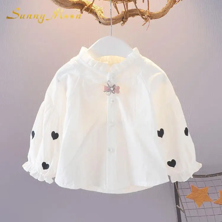 Fashion Cute Baby Girls Cotton Shirt Spring And Autumn Clothes Long Sleeve Top 1-5Y Girl Baby Shirt Korean Version Of Baby
Fashion Cute Baby Girls Cotton Shirt Spring And Autumn Clothes Long Sleeve Top 1-5Y Girl Baby Shirt Korean Version Of Baby