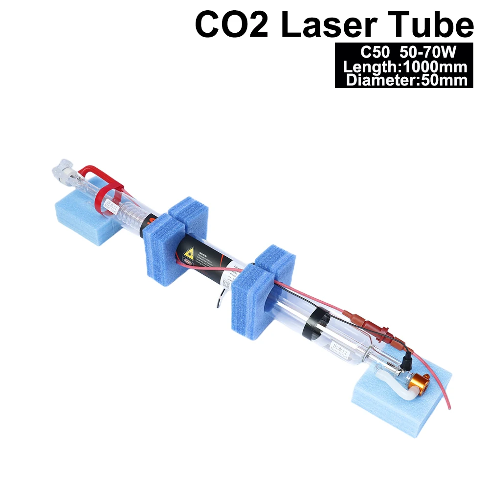 SPT C50 50-70W Co2 Laser Tube Length 1000mm Diameter 50mm for CO2 Laser Engraving Cutting Machine
SPT C50 50-70W Co2 Laser Tube Length 1000mm Diameter 50mm for CO2 Laser Engraving Cutting Machine