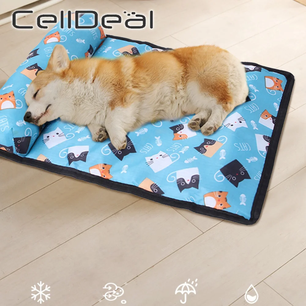 Pet Sleeping Mat Pillow Cooling Summer Dogs Cats Ice Silk Camping Blanket Cushion Bed Dog Sofa Kitten Puppy Free Shipping
Pet Sleeping Mat Pillow Cooling Summer Dogs Cats Ice Silk Camping Blanket Cushion Bed Dog Sofa Kitten Puppy Free Shipping