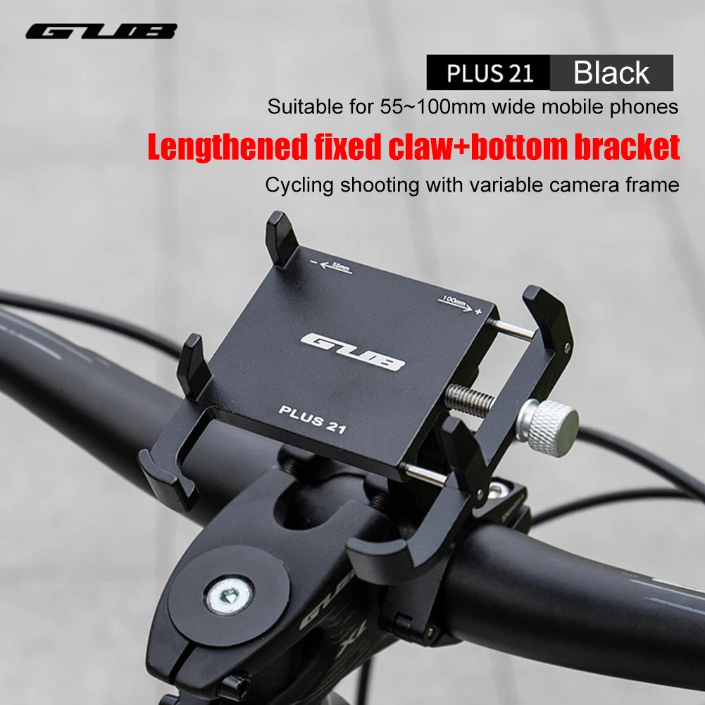 GUB PLUS 21 Motorcycle Bike Phone Holder Aluminum Alloy Cell Phone Holder Bracket Rotatable Adjustable Anti-slip Cycling Parts
GUB PLUS 21 Motorcycle Bike Phone Holder Aluminum Alloy Cell Phone Holder Bracket Rotatable Adjustable Anti-slip Cycling Parts