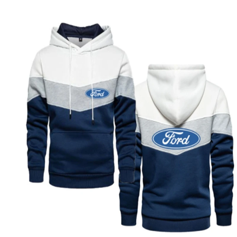 NEW Men's Autumn Spring Hooded Ford Color Fashion Sweatshirt Long Sleeve Ccasual Hoodies Sports Patchwork Sweatshirts
NEW Men's Autumn Spring Hooded Ford Color Fashion Sweatshirt Long Sleeve Ccasual Hoodies Sports Patchwork Sweatshirts
