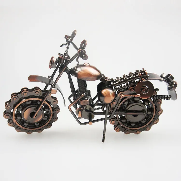 Retro Motorcycle Model Iron Art Decor Metal Crafts Antique Home CD Vintage Shop Decoration Ornaments Creative Gift
Retro Motorcycle Model Iron Art Decor Metal Crafts Antique Home CD Vintage Shop Decoration Ornaments Creative Gift