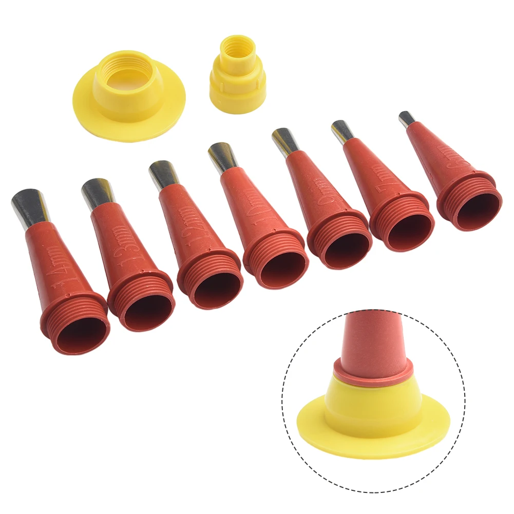 9pcs Caulk Nozzle With Base Stainless Steel Caulk Nozzle Sealant Finishing Tool For Kitchen Bathroom Sink Silicone Applicator
9pcs Caulk Nozzle With Base Stainless Steel Caulk Nozzle Sealant Finishing Tool For Kitchen Bathroom Sink Silicone Applicator