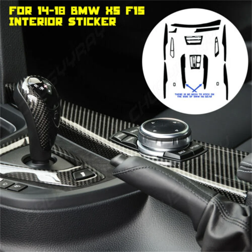 For BMW X5 F15 2014-2018 Interior Stickers Carbon Fiber Modern Style For X5 2016 2017 2018 Special Film 1Set Car Decoration
For BMW X5 F15 2014-2018 Interior Stickers Carbon Fiber Modern Style For X5 2016 2017 2018 Special Film 1Set Car Decoration